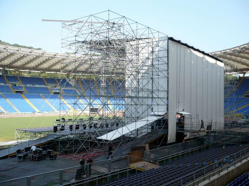 Stadio Olimpico - Back Stage - photo by Matteo Rizzetto